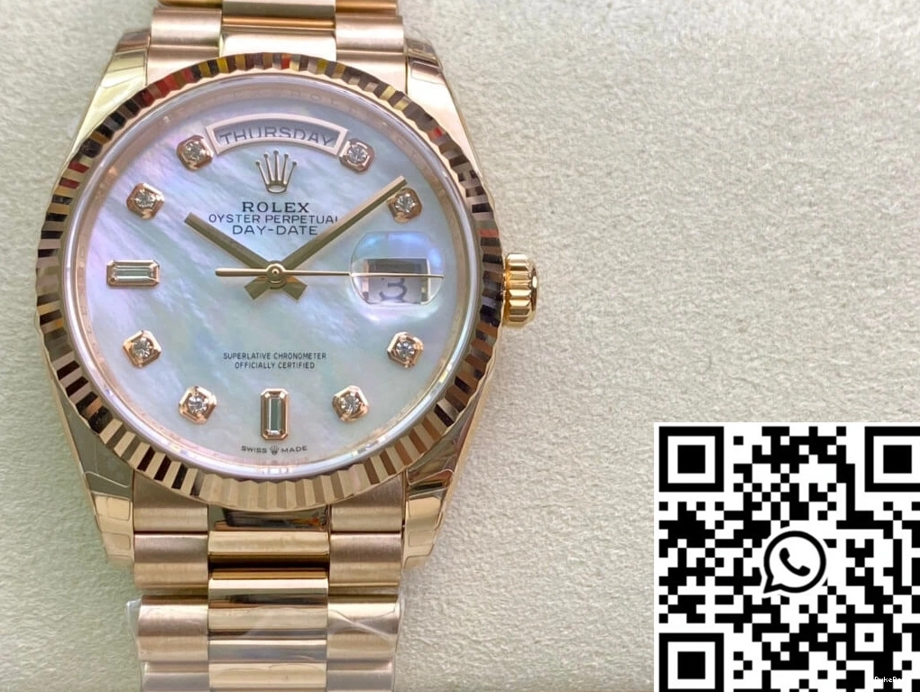 Rolex Day Date Dial Factory Mother-Of-Pearl M128235-0029 EW White 1212